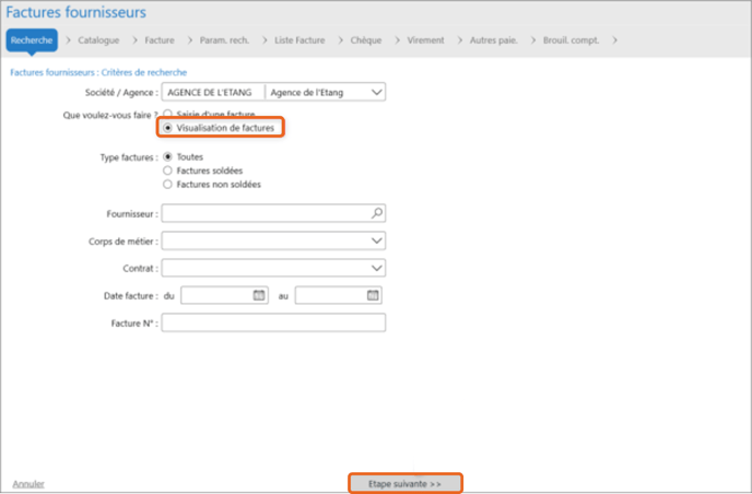 1.VisualisationFacture_Recherche